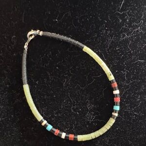 Authentic gemstone beaded bracelet